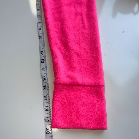 Telluride Clothing Co. Hot Pink Fleece Pullover w/ Split Cuffs & Funnel Neck XL - Picture 10 of 10